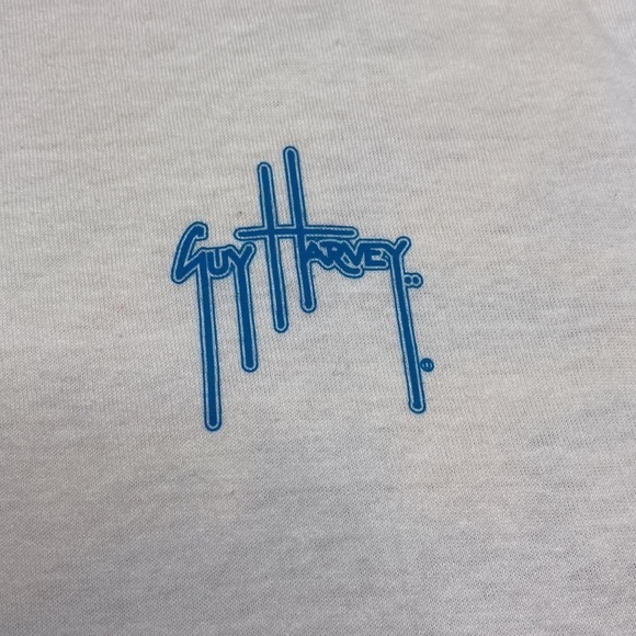 Guy Harvey Classic Fit Sunset Dock Short Sleeve White Tshirt XL NWT - Picture 5 of 7